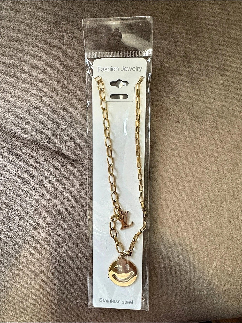 Gold-Tone Pendant Necklace NWT